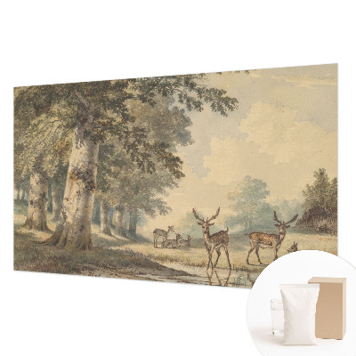 Fototapeta s potiskem na vliesu Lesní klid