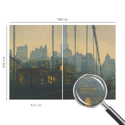 Dekorativní fototapeta na zeď Večerní panorama