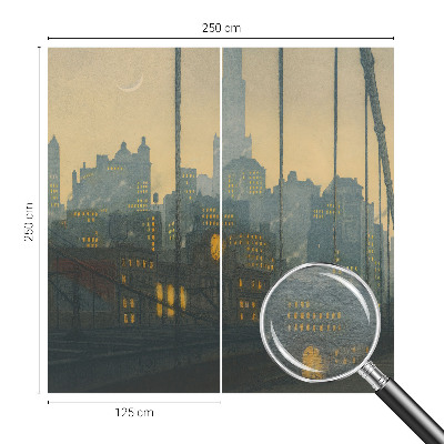 Dekorativní fototapeta na zeď Večerní panorama