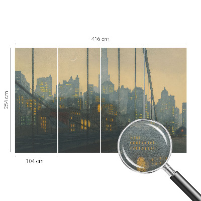 Dekorativní fototapeta na zeď Večerní panorama