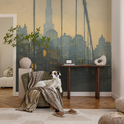 Dekorativní fototapeta na zeď Večerní panorama