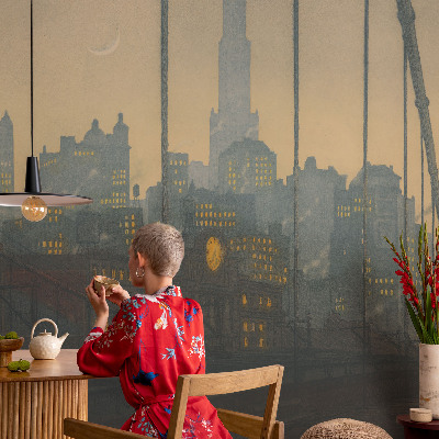 Dekorativní fototapeta na zeď Večerní panorama