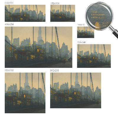 Dekorativní fototapeta na zeď Večerní panorama