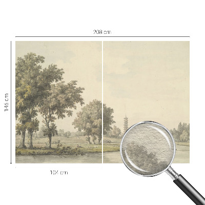 Fototapeta s potiskem na vliesu Tichý park