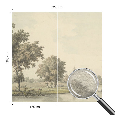 Fototapeta s potiskem na vliesu Tichý park