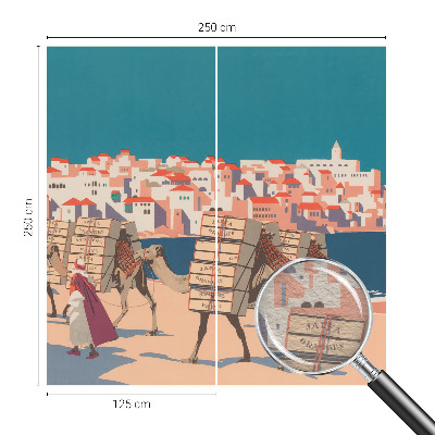 Fototapeta na míru do obýváku Velbloudí karavana