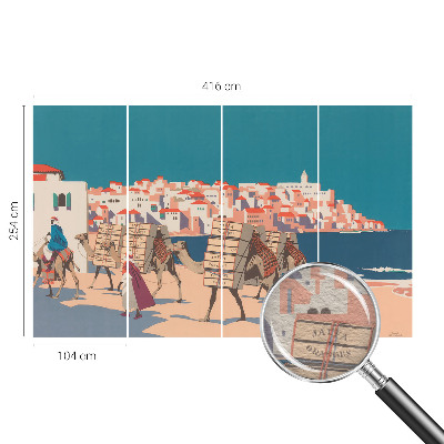 Fototapeta na míru do obýváku Velbloudí karavana