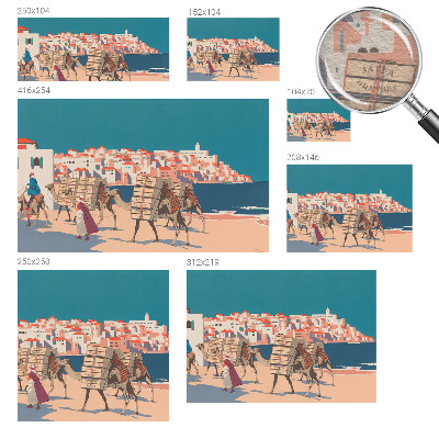 Fototapeta na míru do obýváku Velbloudí karavana