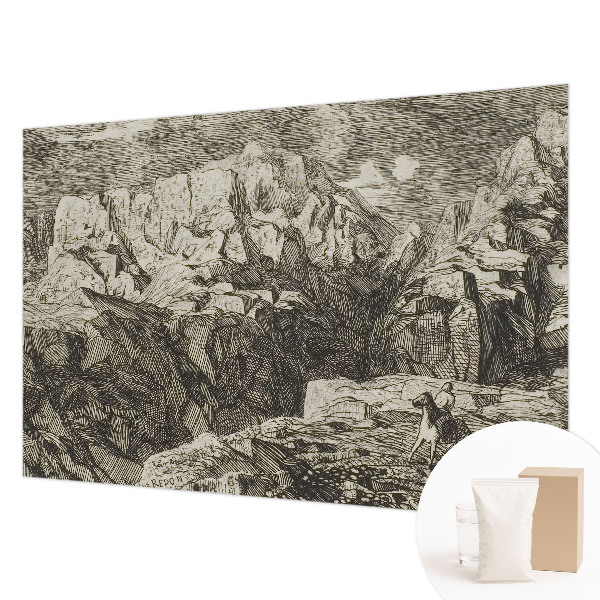 3D fototapeta Horská scenérie