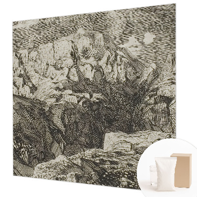 3D fototapeta Horská scenérie