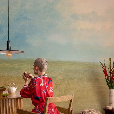 Vliesová fototapeta na zeď Pastelová pole