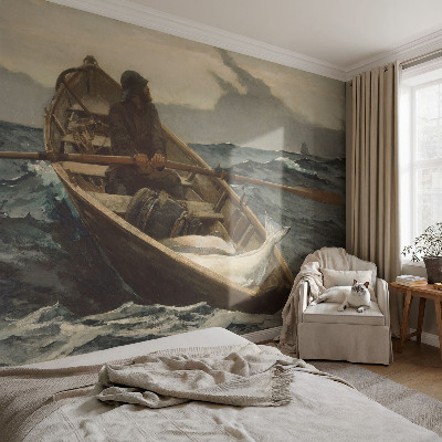 Vliesová fototapeta pro děti Rybář na moři