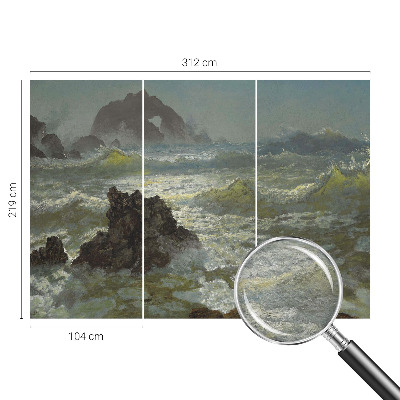 Fotografická tapeta vliesová Bouřlivé moře