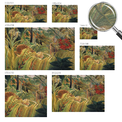 Fototapeta na míru do ložnice Exotický tygr