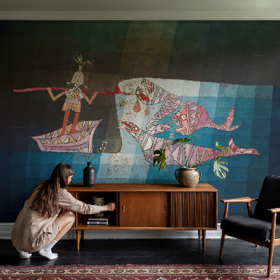 3D fototapeta Rybář lovec