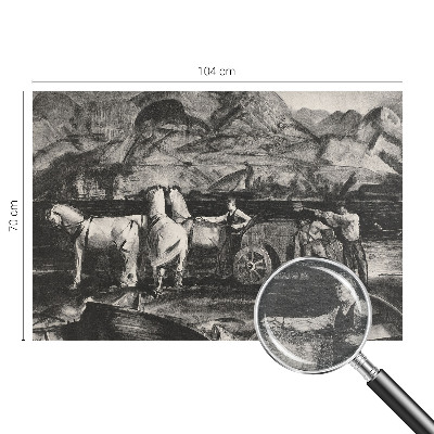 Fototapeta na stěnu Vesnická scéna