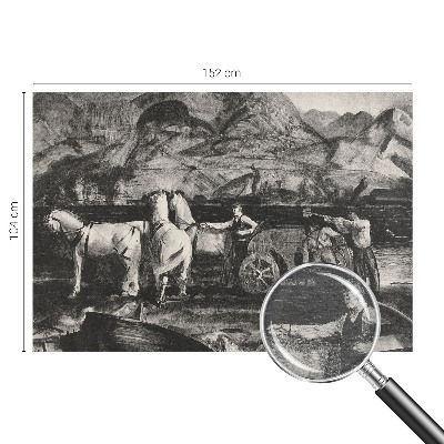 Fototapeta na stěnu Vesnická scéna