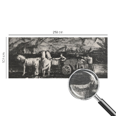 Fototapeta na stěnu Vesnická scéna