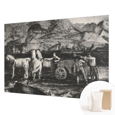 Fototapeta na stěnu Vesnická scéna