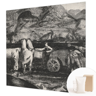 Fototapeta na stěnu Vesnická scéna