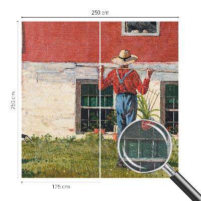 Vliesová fototapeta do obýváků Vesnická scéna