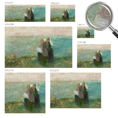 Fototapeta s potiskem na vliesu Odraz u moře