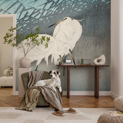 Moderní fototapeta na míru Křehcí ptáci