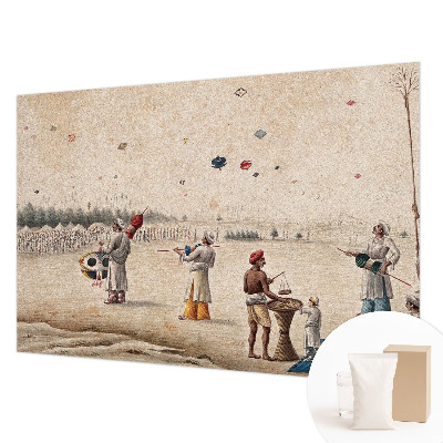 Fototapeta na míru do ložnice Vznášející se draci