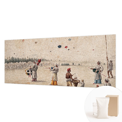 Fototapeta na míru do ložnice Vznášející se draci