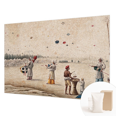 Fototapeta na míru do ložnice Vznášející se draci