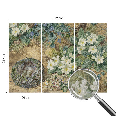 Vliesová fototapeta s potiskem Jarní kompozice