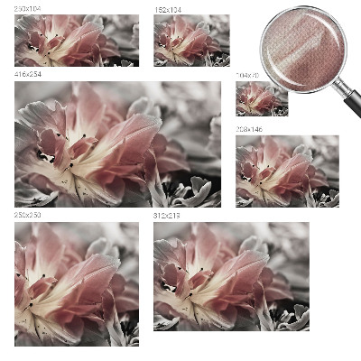 Samolepicí fototapeta do ložnice Pastelový květ