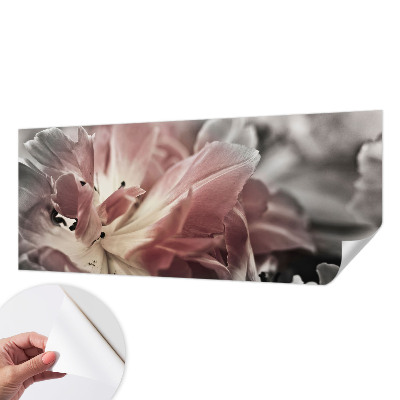 Samolepicí fototapeta do ložnice Pastelový květ