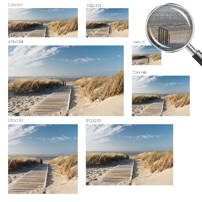 Moderní samolepicí fototapeta Mořská cesta