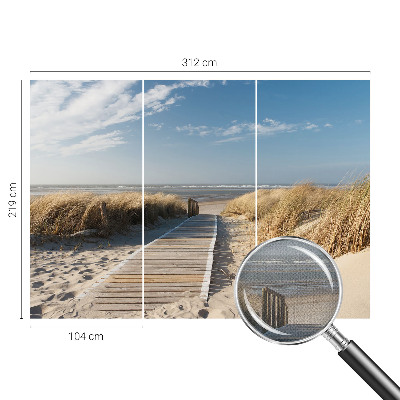 Moderní samolepicí fototapeta Mořská cesta