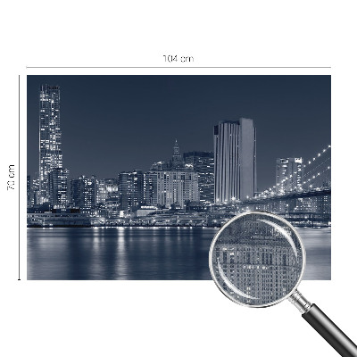 Samolepicí fototapeta do obýváků Noční město