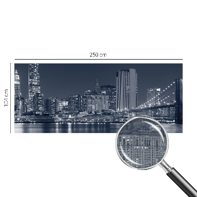 Samolepicí fototapeta do obýváků Noční město