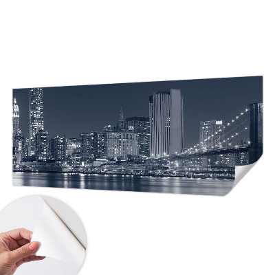 Samolepicí fototapeta do obýváků Noční město
