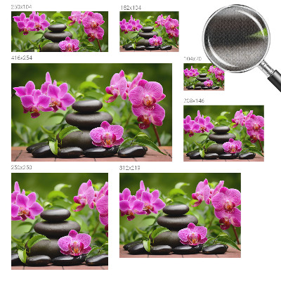 Samolepicí fototapeta do dětského pokoje Orchidejové kameny