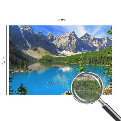 Moderní samolepicí fototapeta Horské jezero