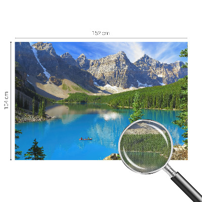 Moderní samolepicí fototapeta Horské jezero