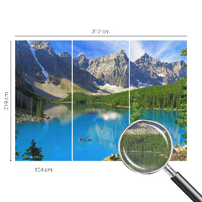 Moderní samolepicí fototapeta Horské jezero