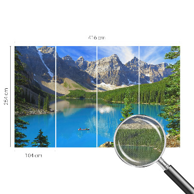 Moderní samolepicí fototapeta Horské jezero