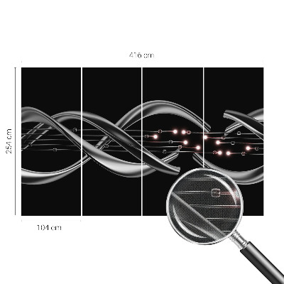 Samolepicí dekorativní fototapeta Pletený vzor