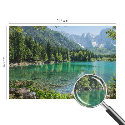 Samolepicí fototapeta na zeď Zelené jezero