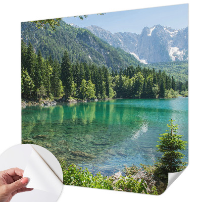 Samolepicí fototapeta na zeď Zelené jezero