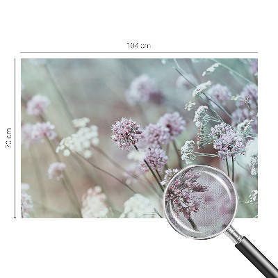 Samolepící fototapeta 3d Luční květiny