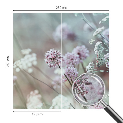 Samolepící fototapeta 3d Luční květiny