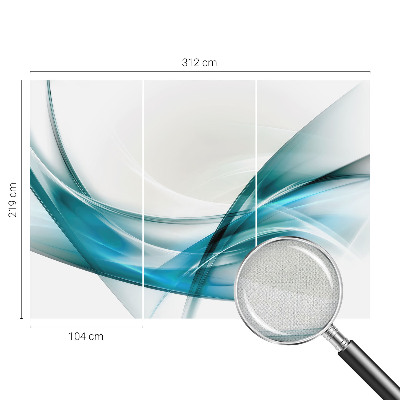 Fotografická tapeta samolepicí Modré vlny