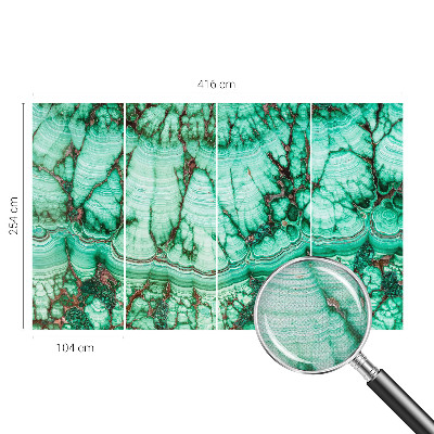 Fotografická tapeta na zeď Zelené vzory